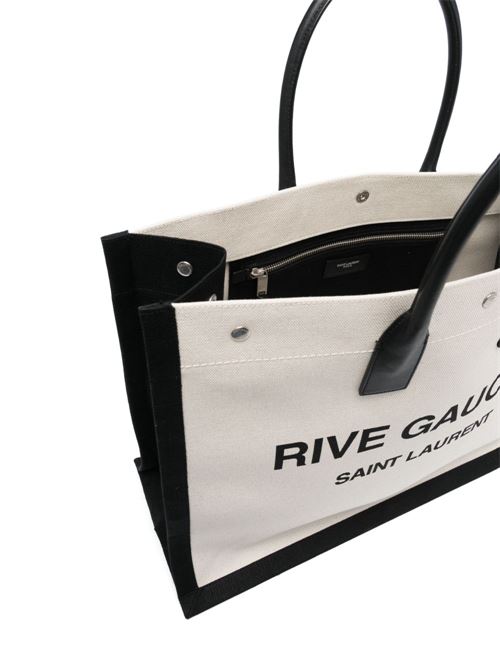 Rive Gauche Large Canvas Tote Bag SAINT LAURENT | 509415FAAVU9083